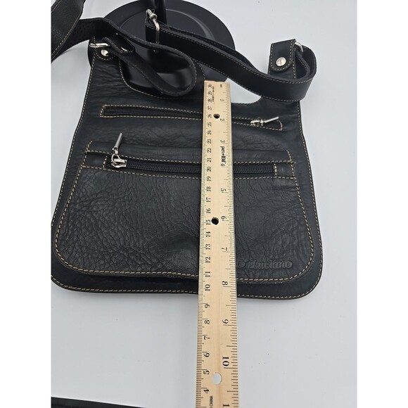 D’Luciano Moda Mexico Black Leather Shoulder Bag - Picture 6 of 10